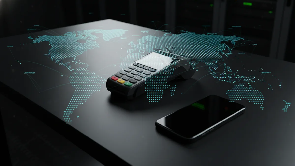 Global coverage concept Global payment setup indicating a gateway that works across regions